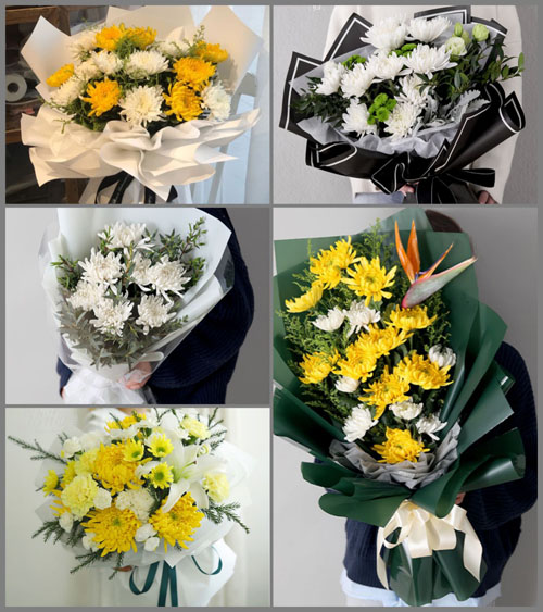 河南南阳镇平县高丘镇白事花束代送